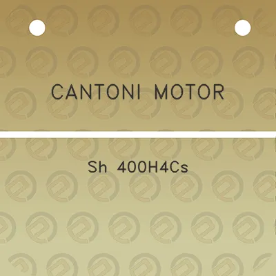 cantoni-motor-sh-400h4cs