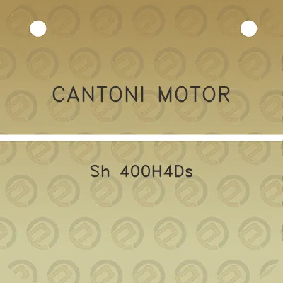 cantoni-motor-sh-400h4ds