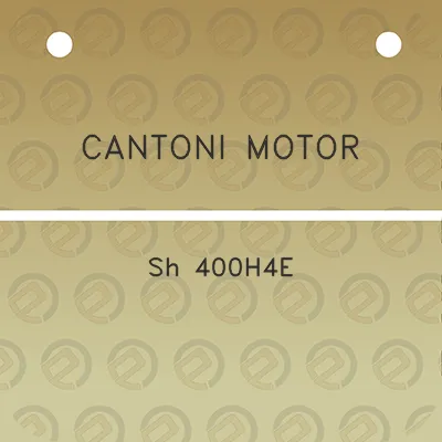 cantoni-motor-sh-400h4e