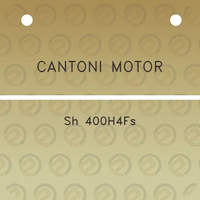 cantoni-motor-sh-400h4fs