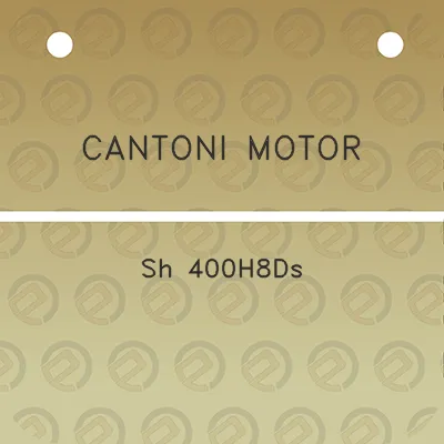 cantoni-motor-sh-400h8ds