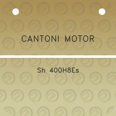 cantoni-motor-sh-400h8es