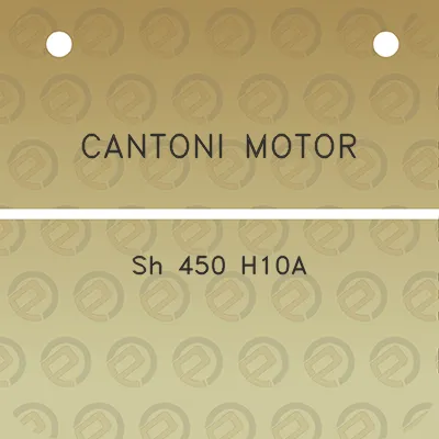 cantoni-motor-sh-450-h10a