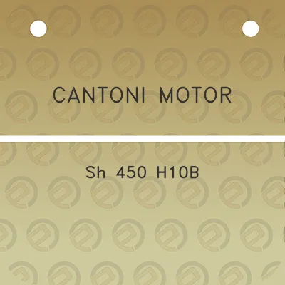 cantoni-motor-sh-450-h10b