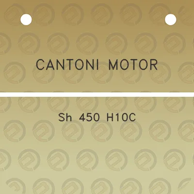 cantoni-motor-sh-450-h10c