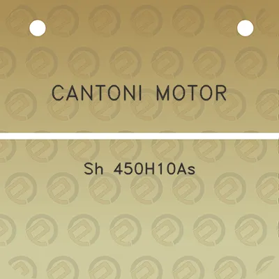 cantoni-motor-sh-450h10as