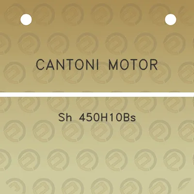 cantoni-motor-sh-450h10bs