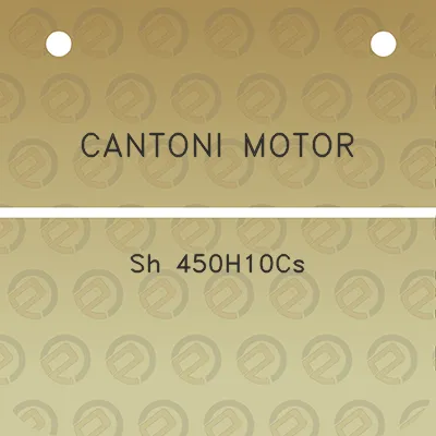 cantoni-motor-sh-450h10cs