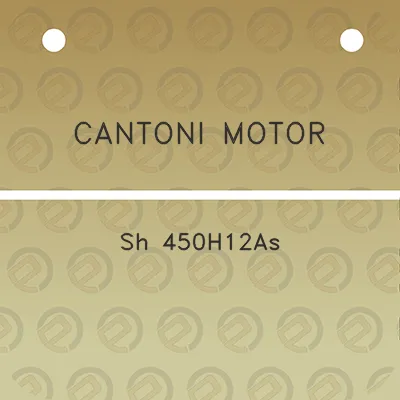 cantoni-motor-sh-450h12as