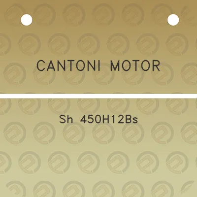 cantoni-motor-sh-450h12bs