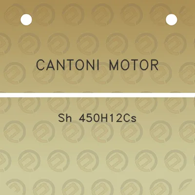 cantoni-motor-sh-450h12cs