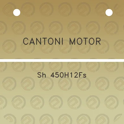 cantoni-motor-sh-450h12fs