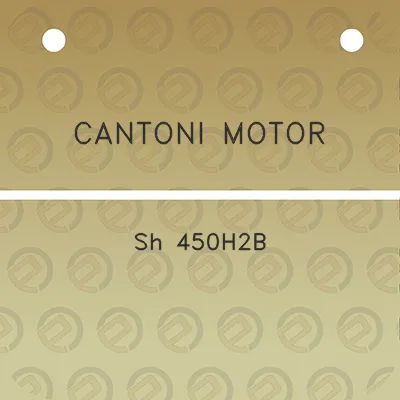 cantoni-motor-sh-450h2b