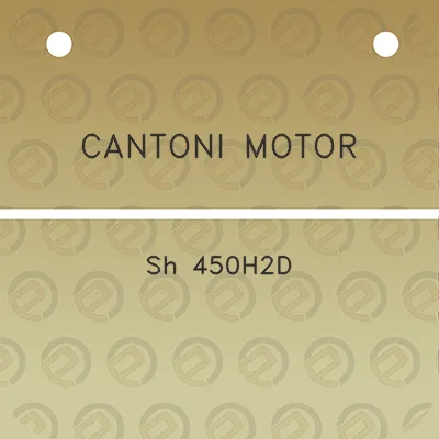 cantoni-motor-sh-450h2d