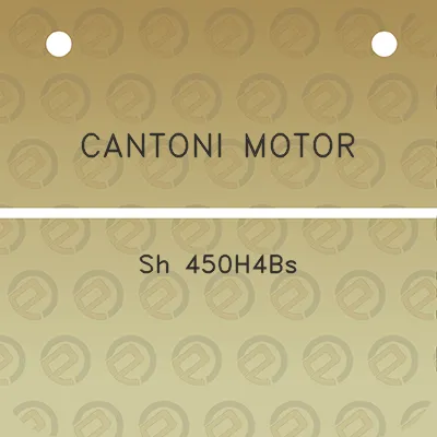 cantoni-motor-sh-450h4bs