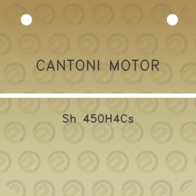 cantoni-motor-sh-450h4cs