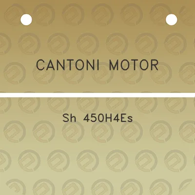 cantoni-motor-sh-450h4es