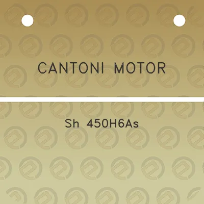 cantoni-motor-sh-450h6as