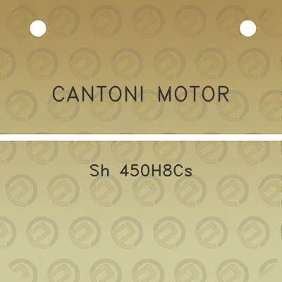 cantoni-motor-sh-450h8cs