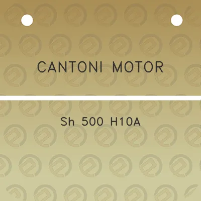 cantoni-motor-sh-500-h10a