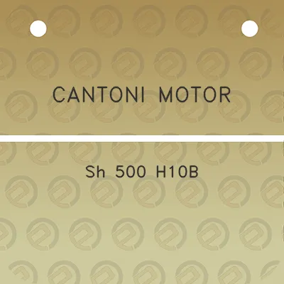 cantoni-motor-sh-500-h10b