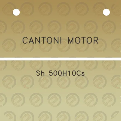 cantoni-motor-sh-500h10cs