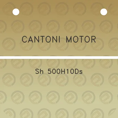 cantoni-motor-sh-500h10ds