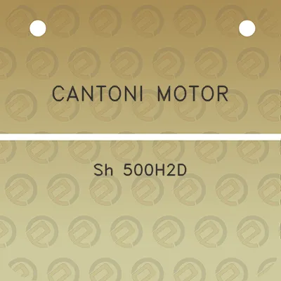 cantoni-motor-sh-500h2d