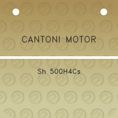 cantoni-motor-sh-500h4cs