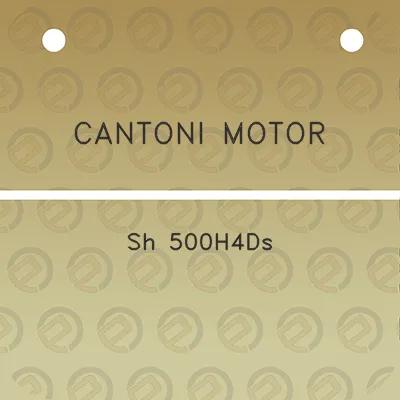 cantoni-motor-sh-500h4ds