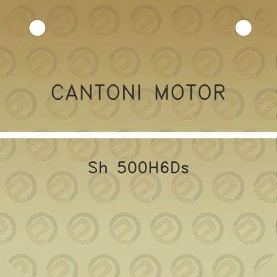 cantoni-motor-sh-500h6ds