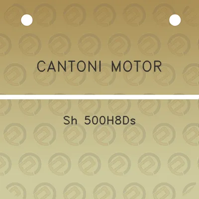 cantoni-motor-sh-500h8ds