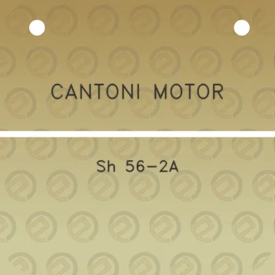 cantoni-motor-sh-56-2a