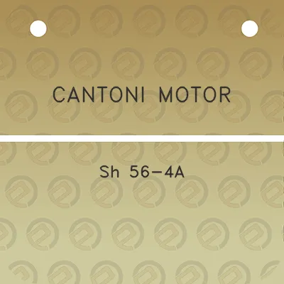 cantoni-motor-sh-56-4a