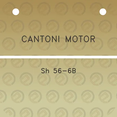 cantoni-motor-sh-56-6b