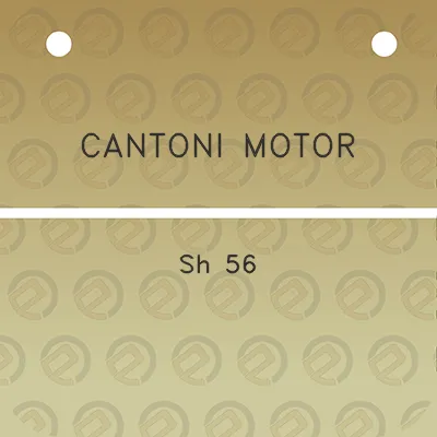 cantoni-motor-sh-56