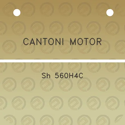 cantoni-motor-sh-560h4c