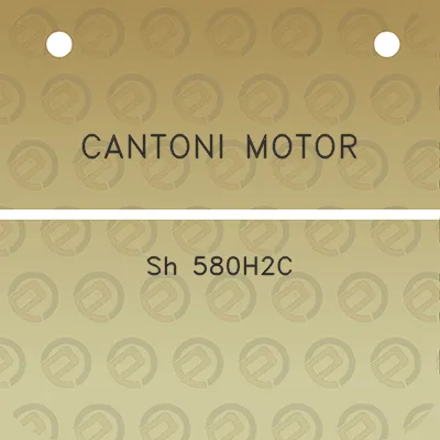 cantoni-motor-sh-580h2c