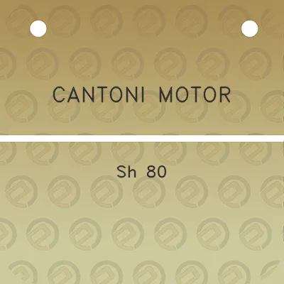 cantoni-motor-sh-80