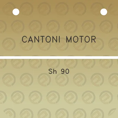 cantoni-motor-sh-90