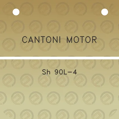 cantoni-motor-sh-90l-4