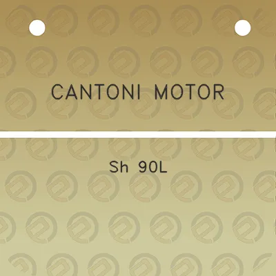 cantoni-motor-sh-90l