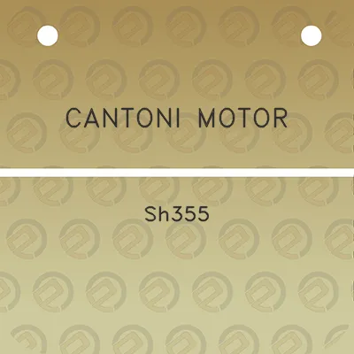 cantoni-motor-sh355