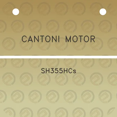 cantoni-motor-sh355hcs