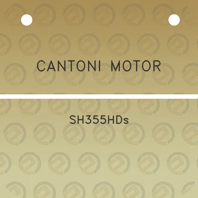 cantoni-motor-sh355hds