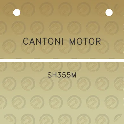 cantoni-motor-sh355m