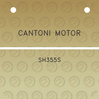 cantoni-motor-sh355s