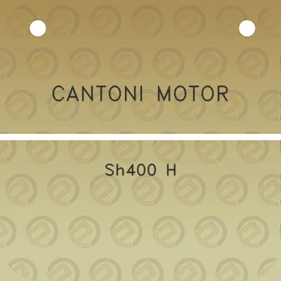 cantoni-motor-sh400-h