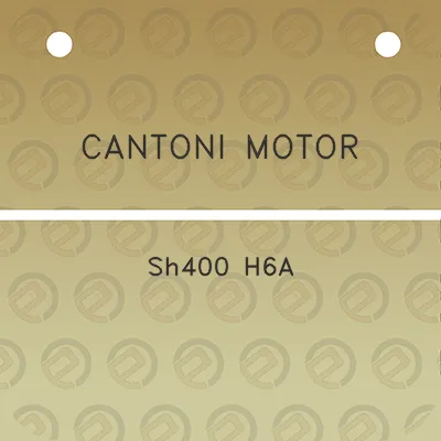 cantoni-motor-sh400-h6a