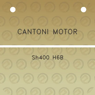 cantoni-motor-sh400-h6b